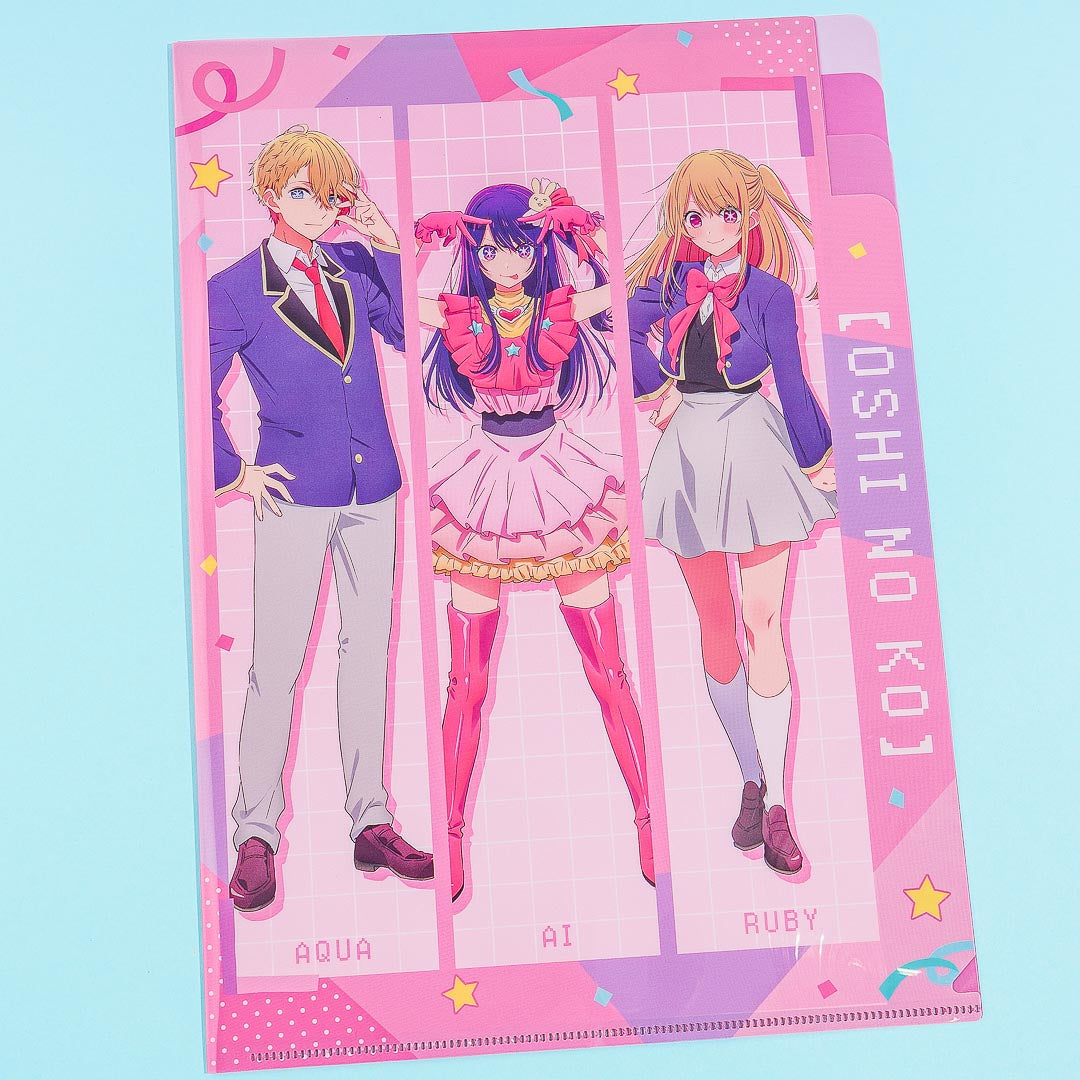 y*o様 グッズファイル Oshi no Ko Multi-Slot A4 File Folder – Blippo