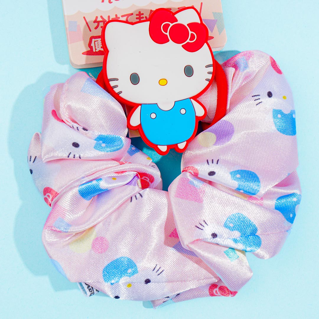 hair accessory tackle box hello kitty Hello Kitty Party Scrunchie & Hair Tie Set – Blippo