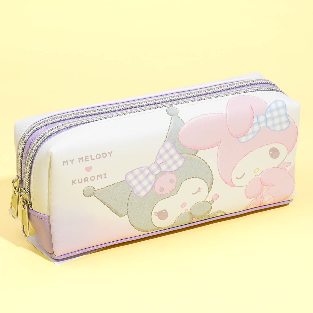 My Melody & Kuromi Babies Twin-Zipper Pen Case – Blippo