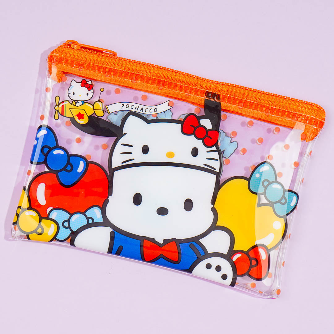 亘*様 フェイラー 別注 DLICIEUX HELLO KITTYポーチ　ハンカ FEILER/フェイラー 別注 DLICIEUX HELLO KITTY 舟形ポーチ（ポーチ