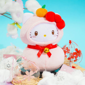 Hello Kitty Kagami Mochi Plushie - Medium