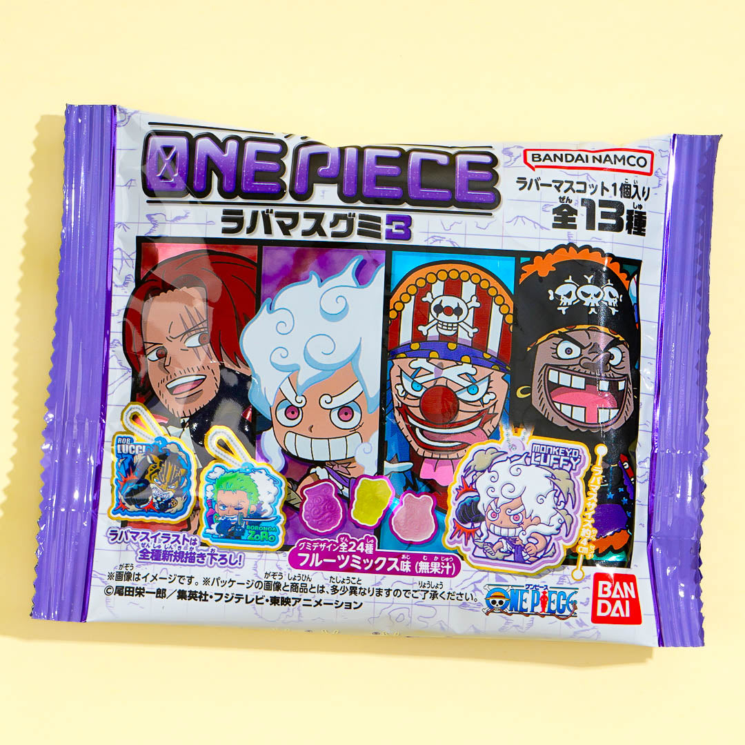 ワンドロップ　カムライジュ　クリア One Piece Devil Fruit Gummy With Charm – Blippo