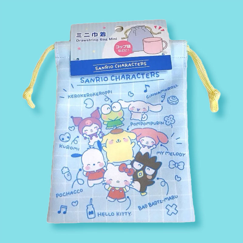 Sanrio Characters Friendship Mini Drawstring Bag