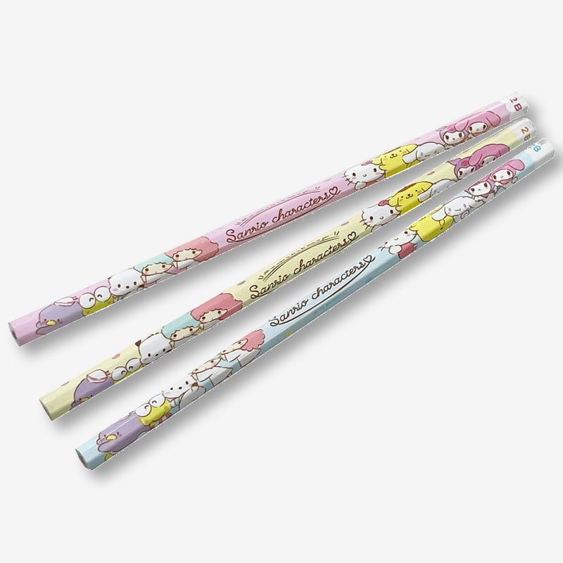 Sanrio Characters Huddle 2B Pencil Set - 3 pcs
