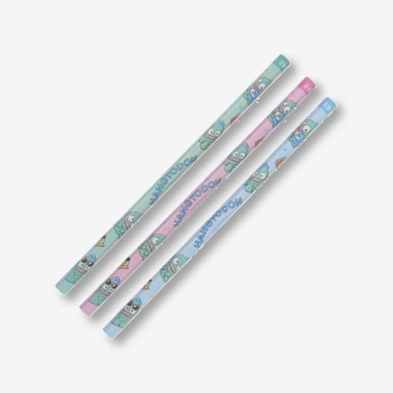 Hangyodon Happy 2B Pencil Set - 3 pcs