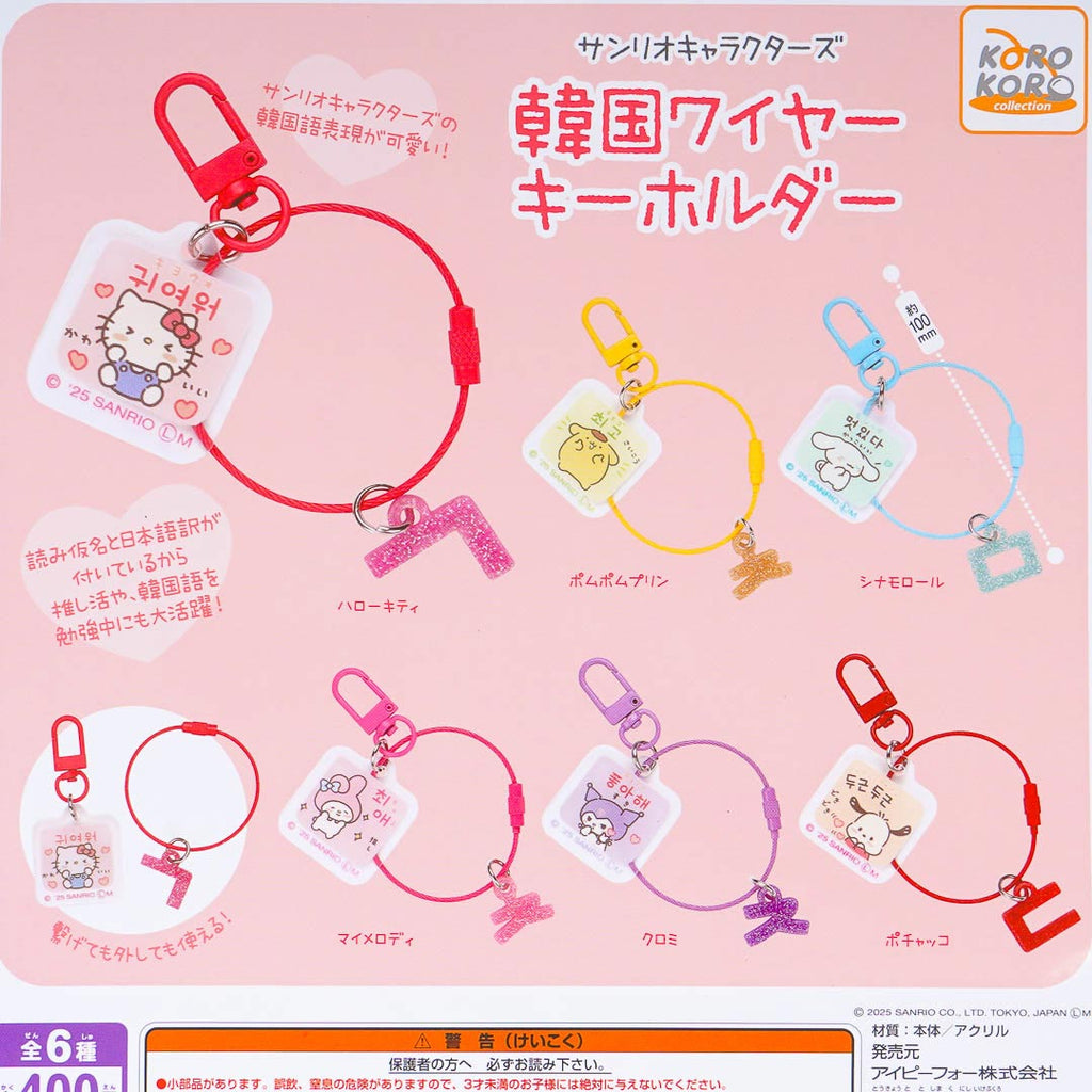 Sanrio Characters Korean Wire Charm Gachapon