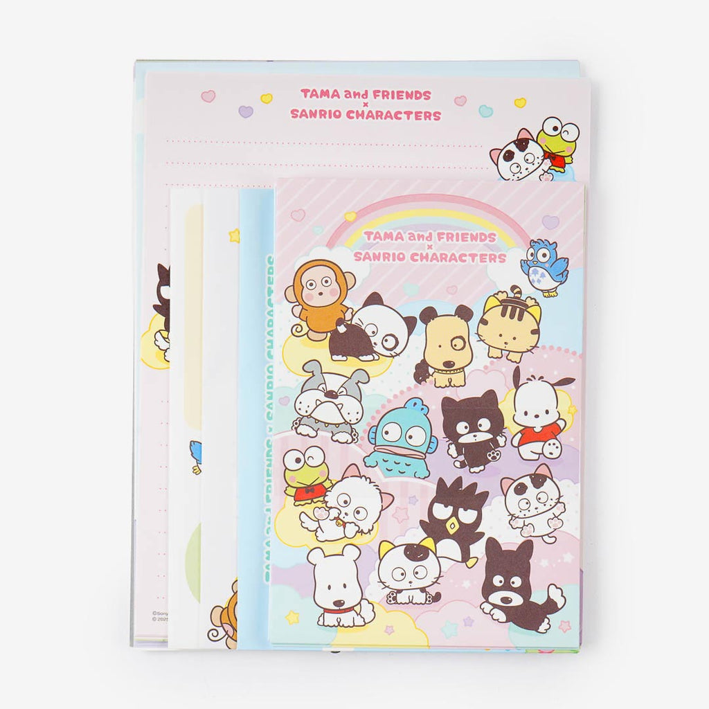 Sanrio Characters x Tama & Friends Letter Set