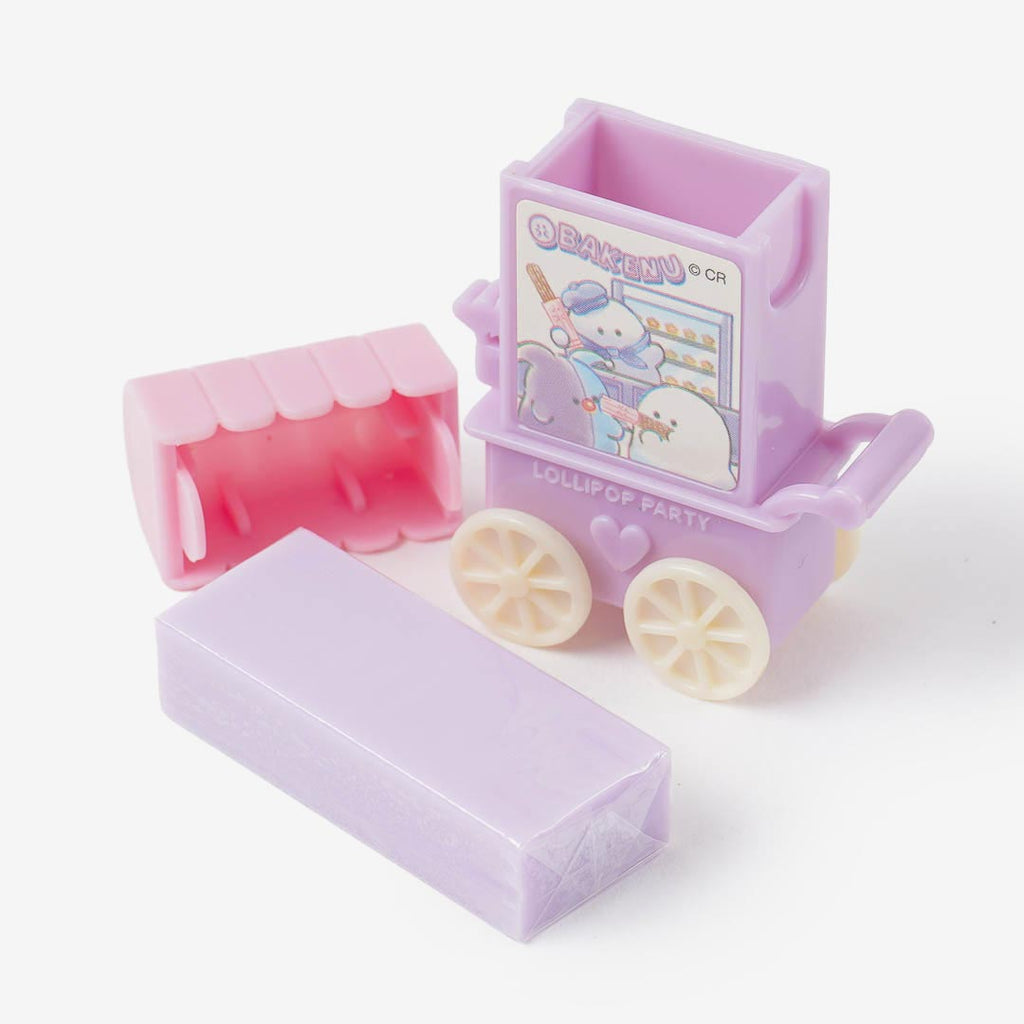 Obakenu Wonderland Candy Wagon Eraser