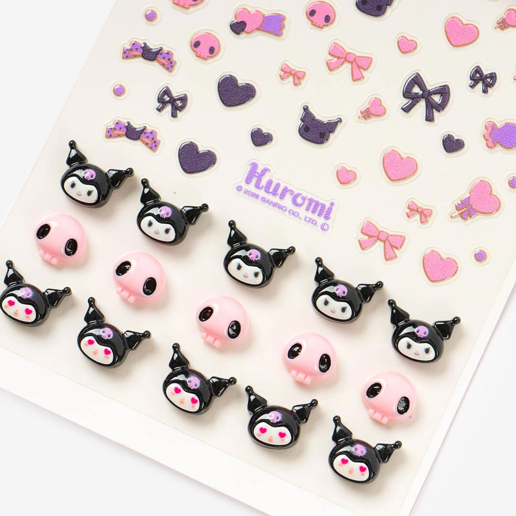 Kuromi Nail Sticker Deco Set