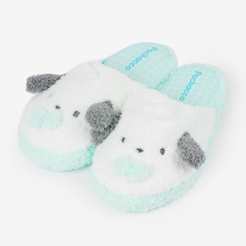 Pochacco Fuzzy Face Slippers
