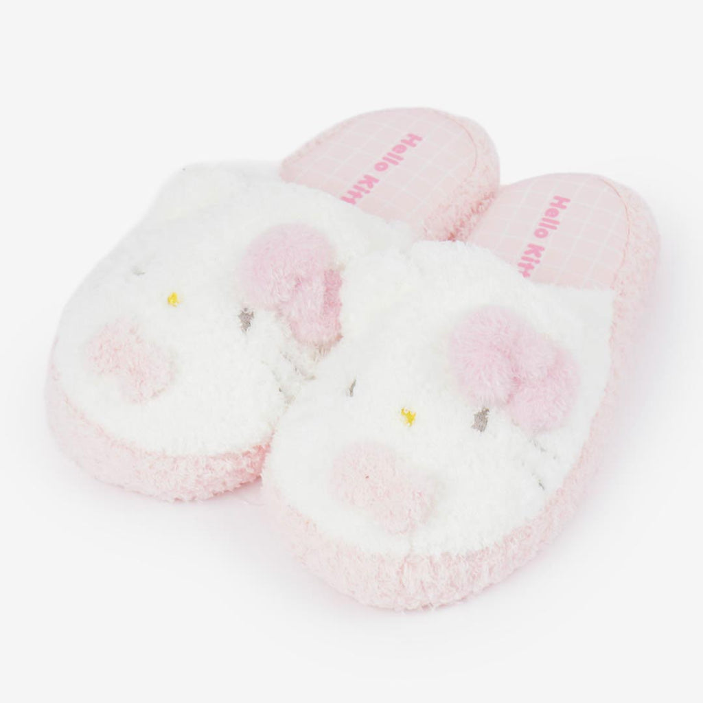 Hello Kitty Fuzzy Face Slippers