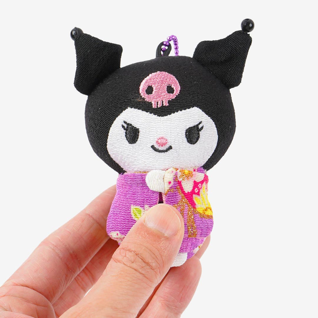 Kuromi Japanese Doll Plush Charm 