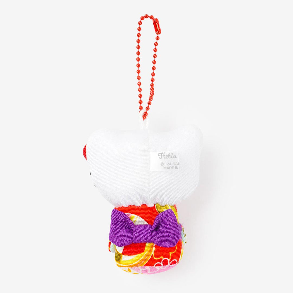 Hello Kitty Japanese Doll Plushie Charm