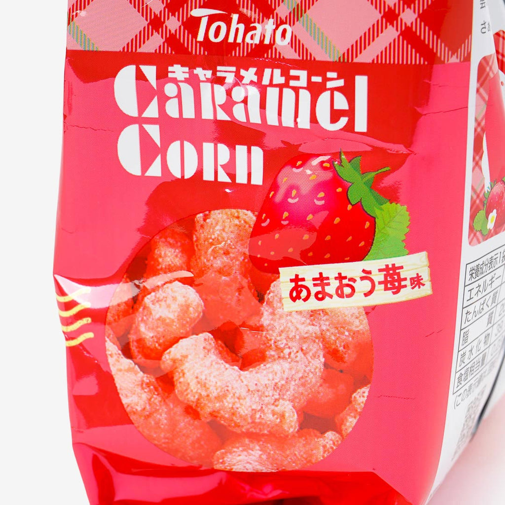 Tohato Caramel Corn - Amaou Strawberry