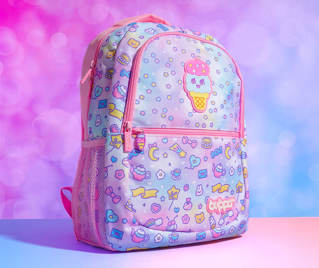 Blippo Harajuku Pink Backpack for Girls display picture 3