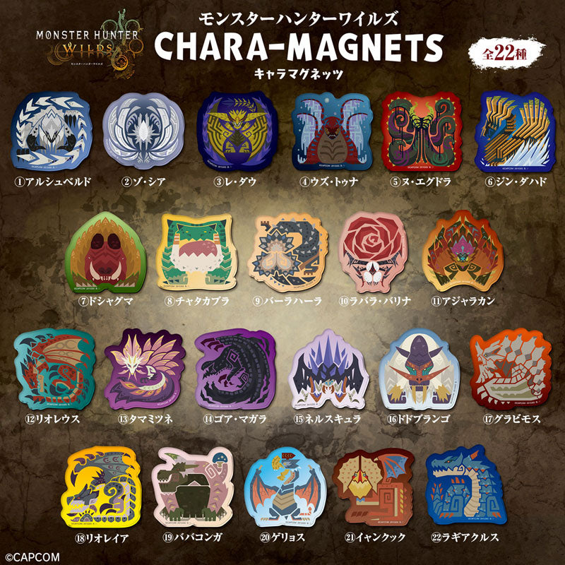 Monster Hunter Wilds Chara Magnet With Gum Blippo Monster Hunter Wilds Chara Magnet With Gum Blippo