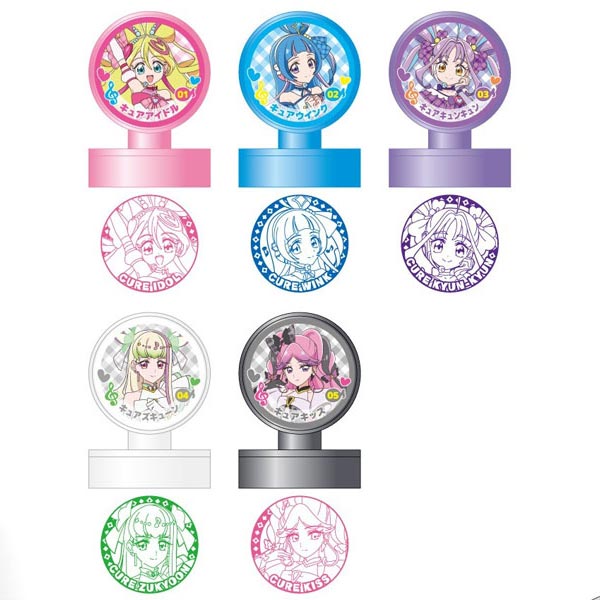 Kimi to Idol Pretty Cure Pretty Stamp