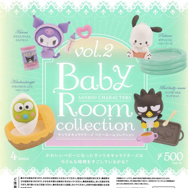 Sanrio Characters Baby Room Figure Gachapon