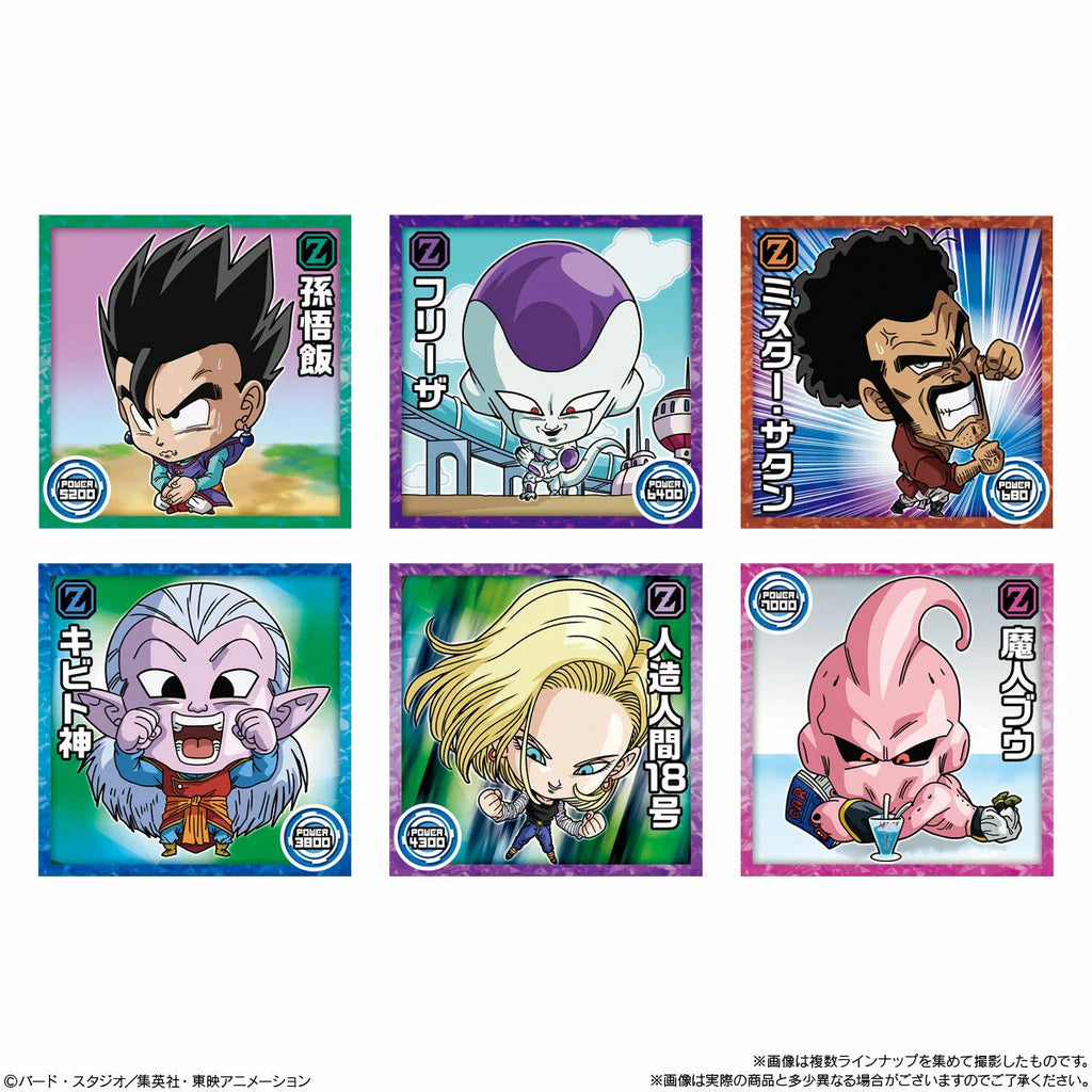 Dragon Ball Super Warrior Fusion Seal Wafer With Sticker