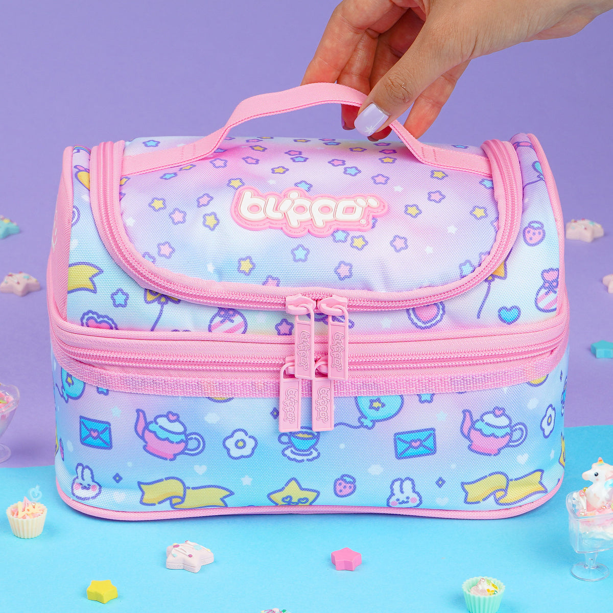 Insulated Lunch Box for Kids | Cute Pink Lunch Box for Girls – Blippo