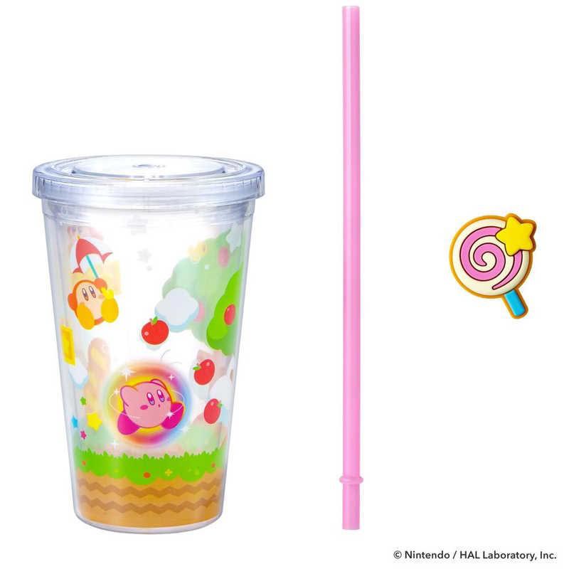 Kirby Muteki Candy Straw Tumbler