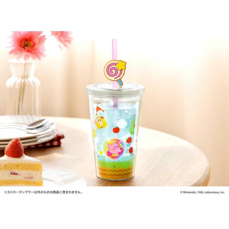 Kirby Muteki Candy Straw Tumbler