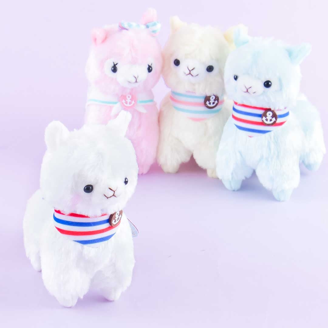 Alpacasso Marine Stripes Plushie Medium – Blippo - Main Image
