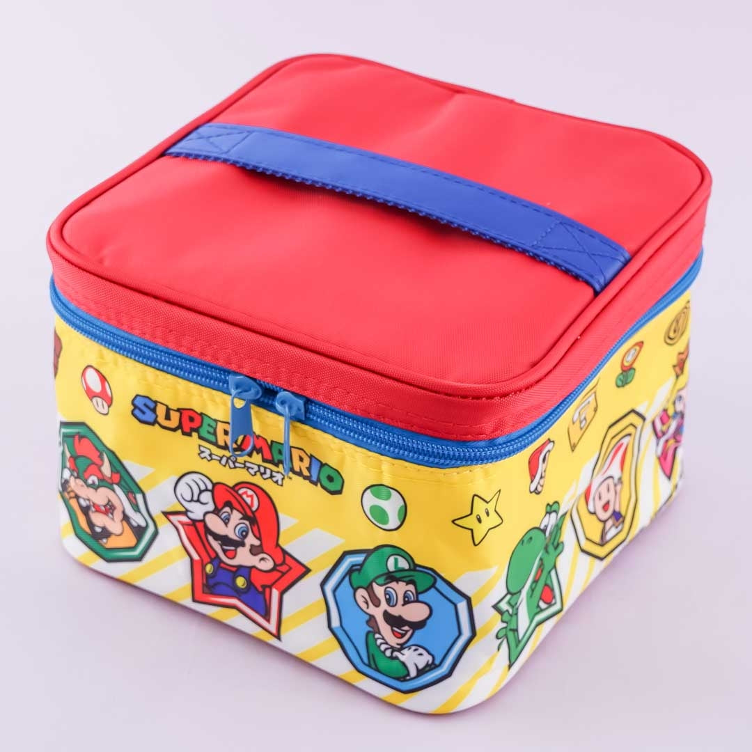 Mario Medium Picnic Box/Lunch Box Set with Cooling Bag (1300ml)