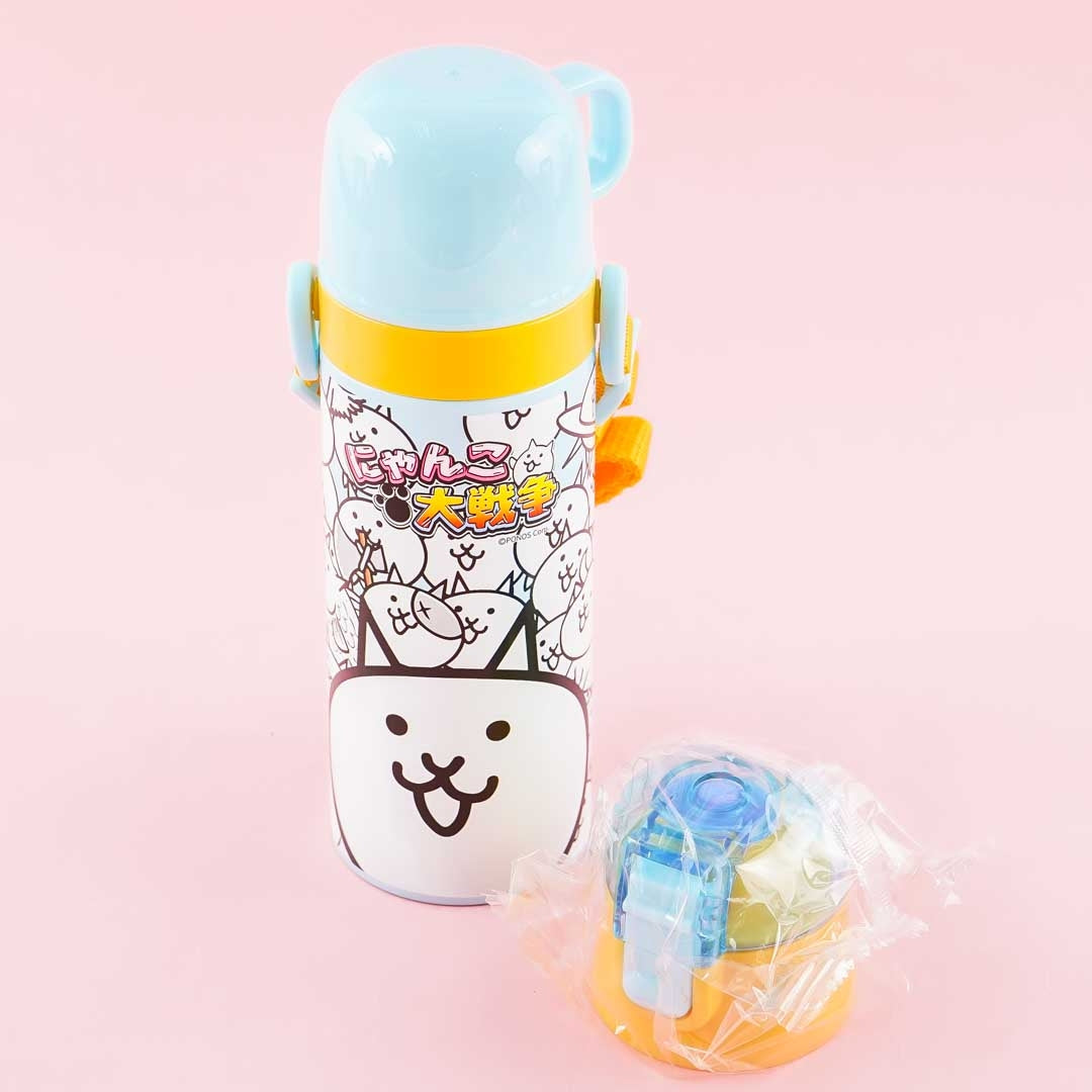 Pokemon Water Bottle Skater 430ml 2way Stainless Bottle Kids Pikachu w/Cup  New