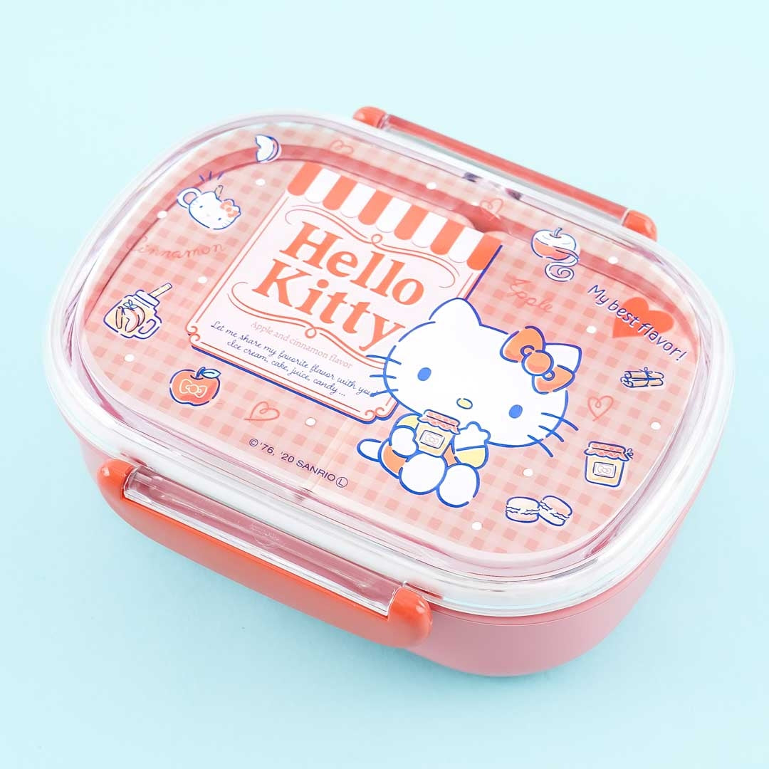 Hello Kitty - Pink Apple Lunch Box with Dividers