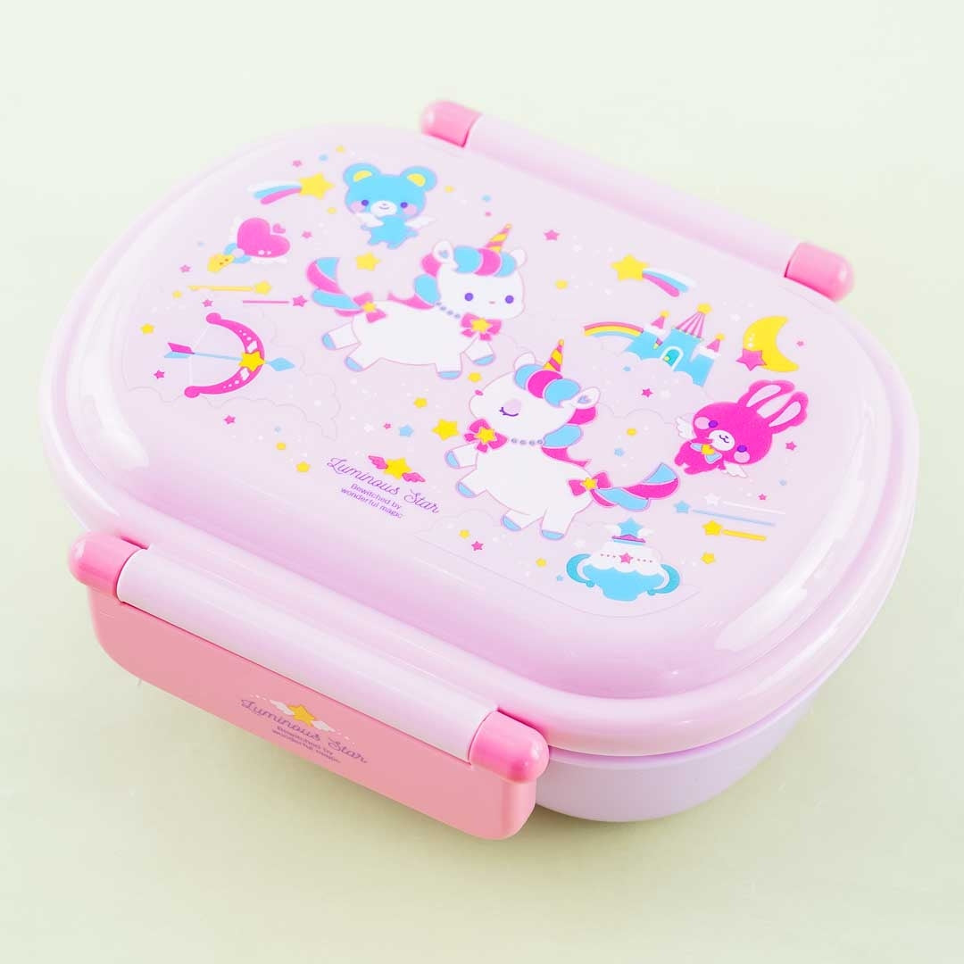 Skater for Children Ag+ Antibacterial Fluffy Lunch Box 360ml Unicorn Qaf2baag Made in Japan, Boy's, Size: One Size