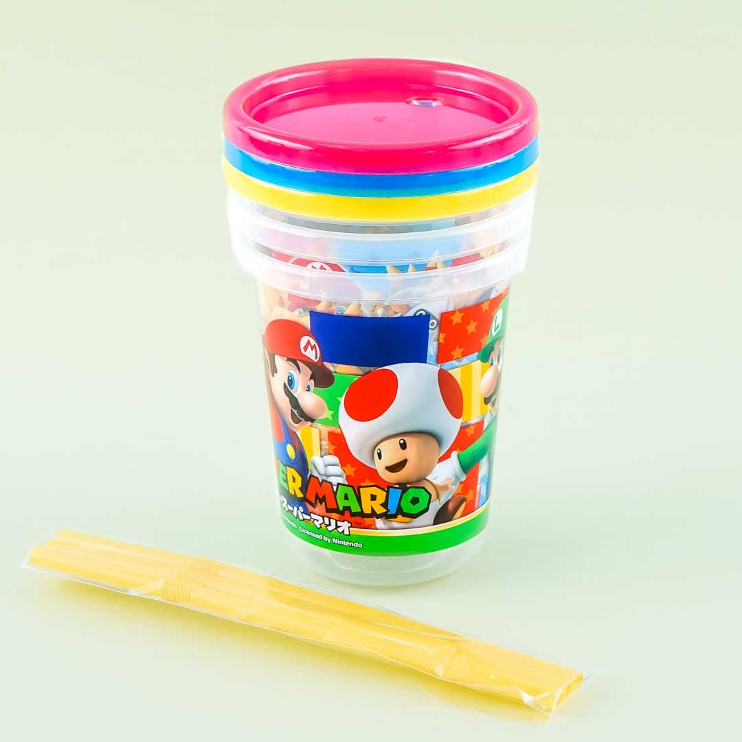 Super Mario Tumbler with Straw Set
