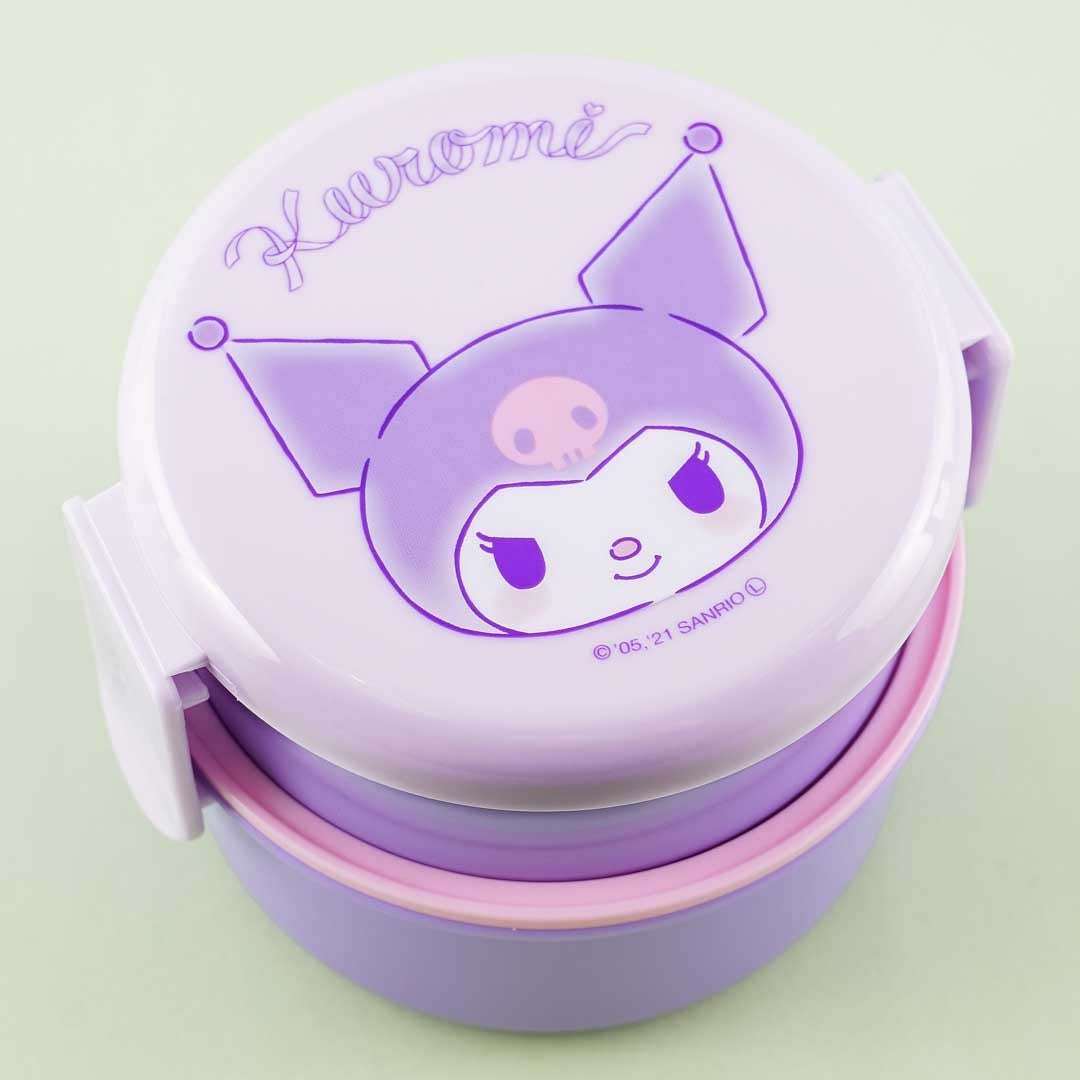 My Melody Kuromi Cinnamoroll Lunch Box Thermal Double Layer Food Containers  Gift