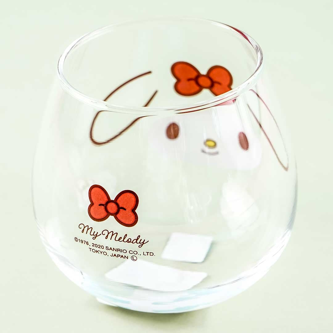 SANRIO Hello Kitty 320ml Drinking Glass Cup Made in Japan