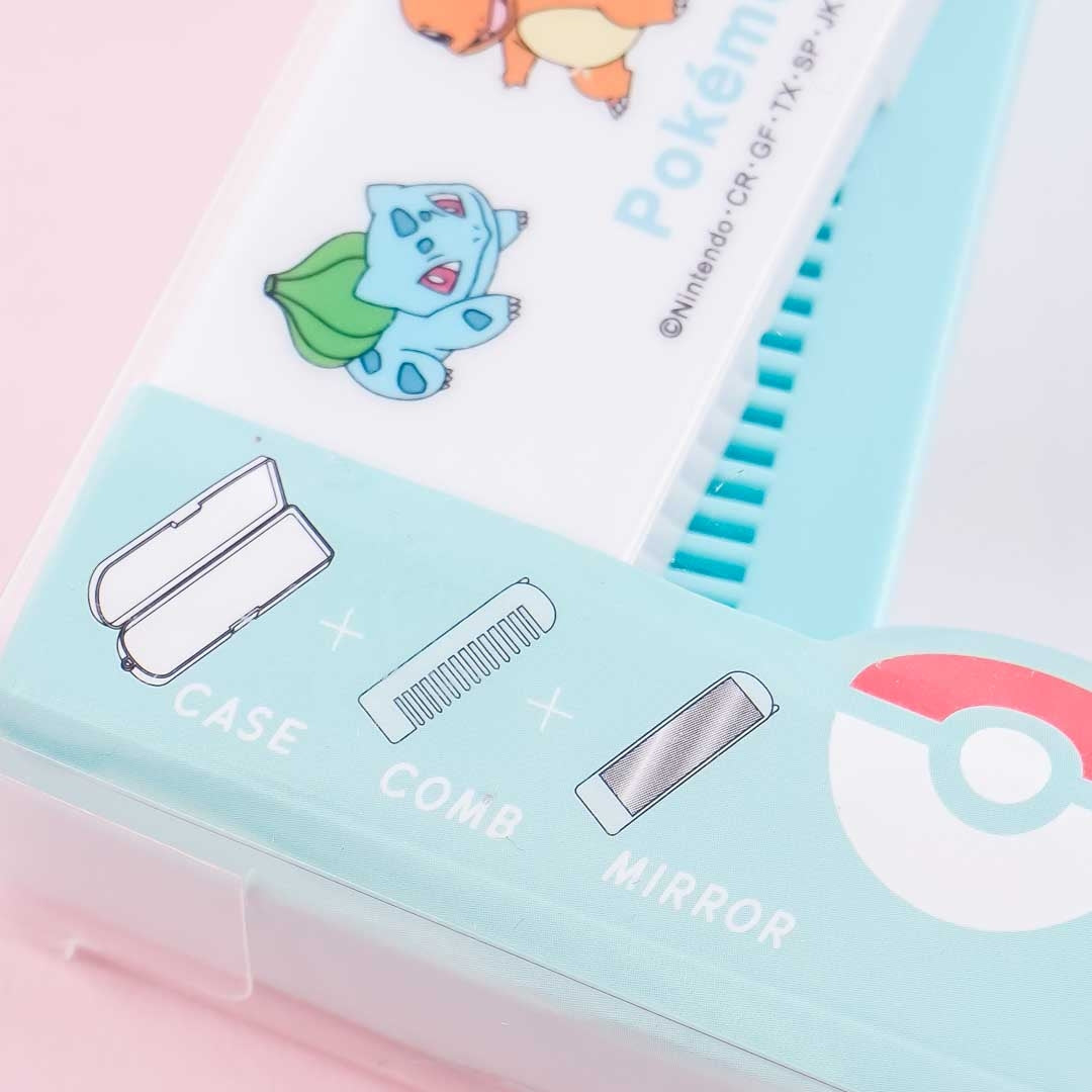 Kawaii Cute pokemon Large Pencil Box Stationery Box Cosmetic Bag