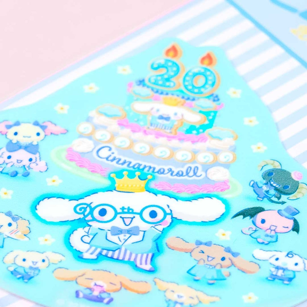 Sanrio Characters Die Cut Sticker - Cinnamoroll & Milk