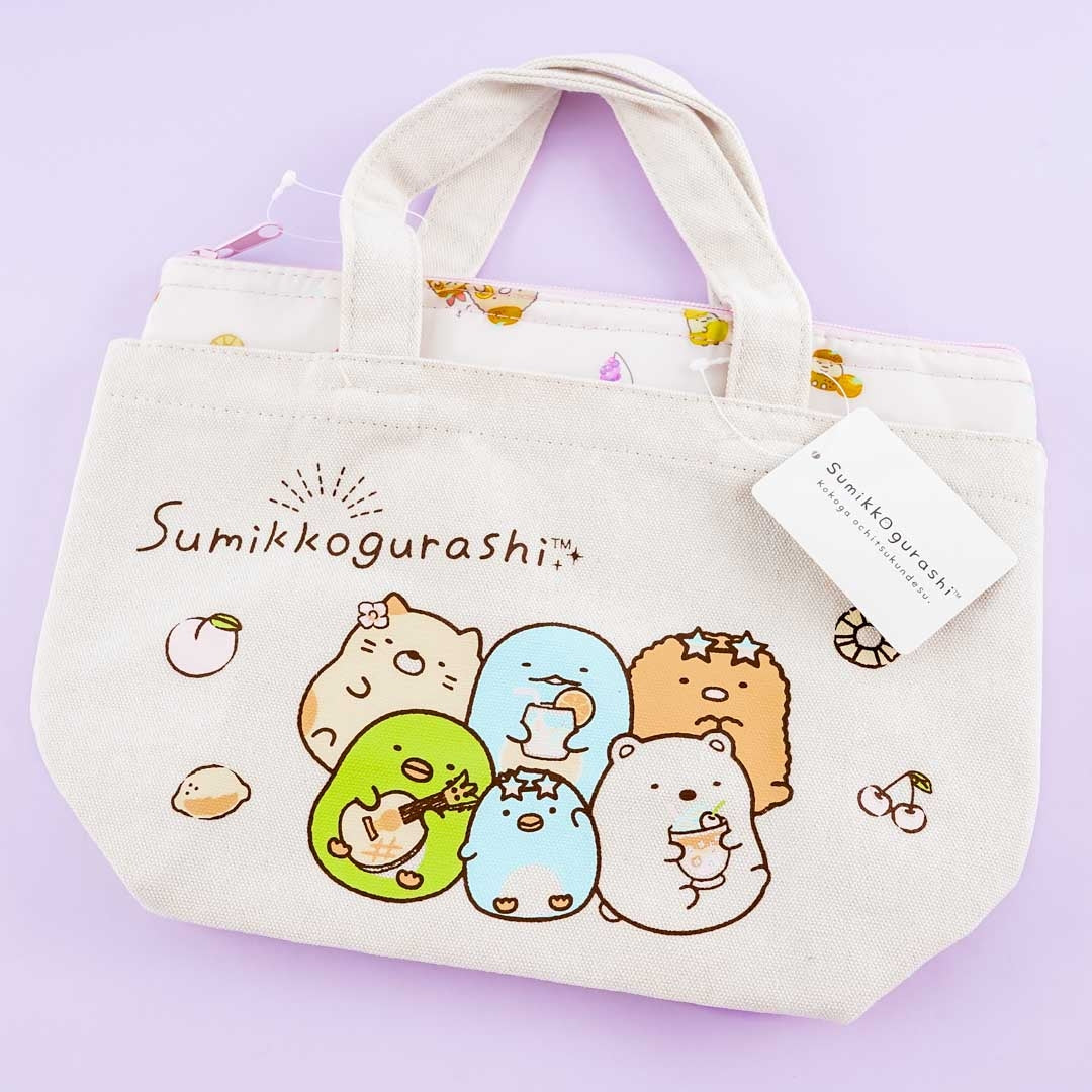 Kawaii Comic Book Canvas Tote Bag