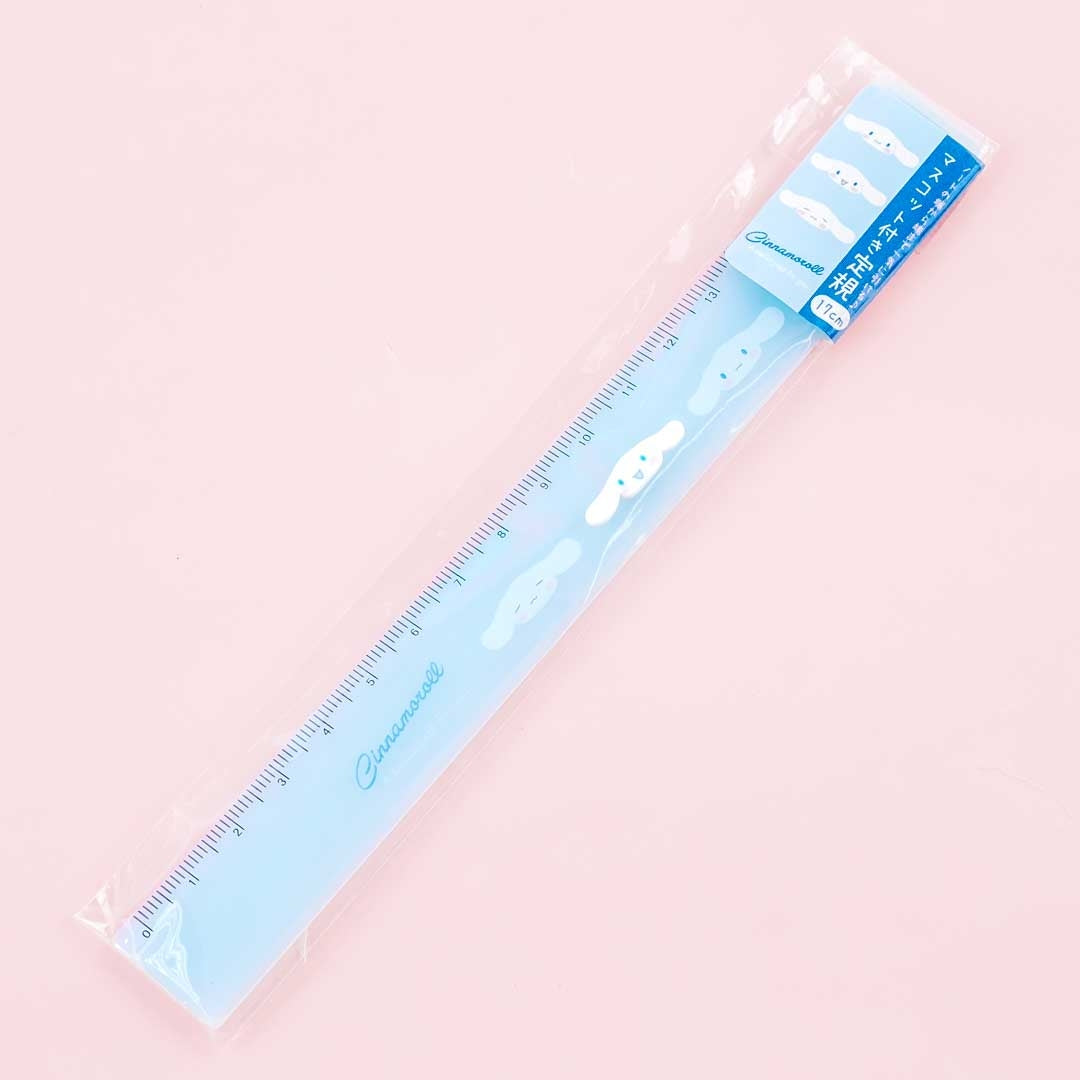 1 Pcs Cute Ruler Acrylic Ruler Peach Sakura Straight Ruler Small