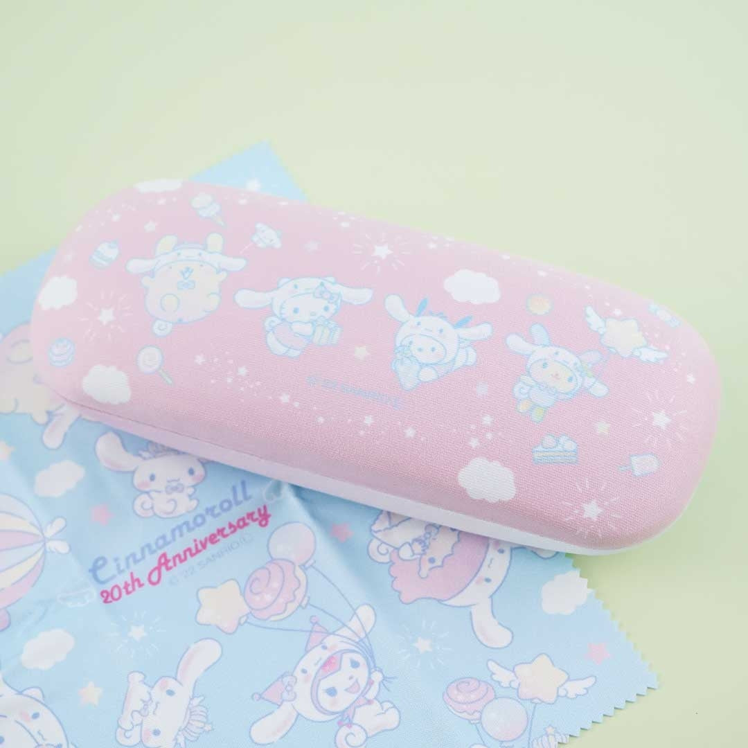 Cinnamoroll X Sanrio Characters 20th Anniversary Eyeglass Hard Case ...