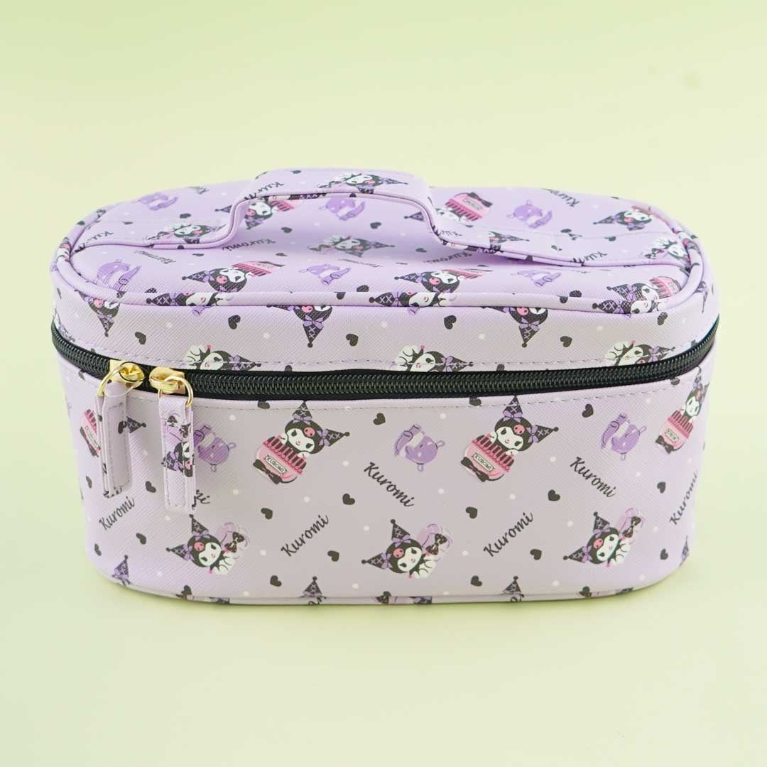 Kuromi Lolita Lace-Up Cosmetic Pouch