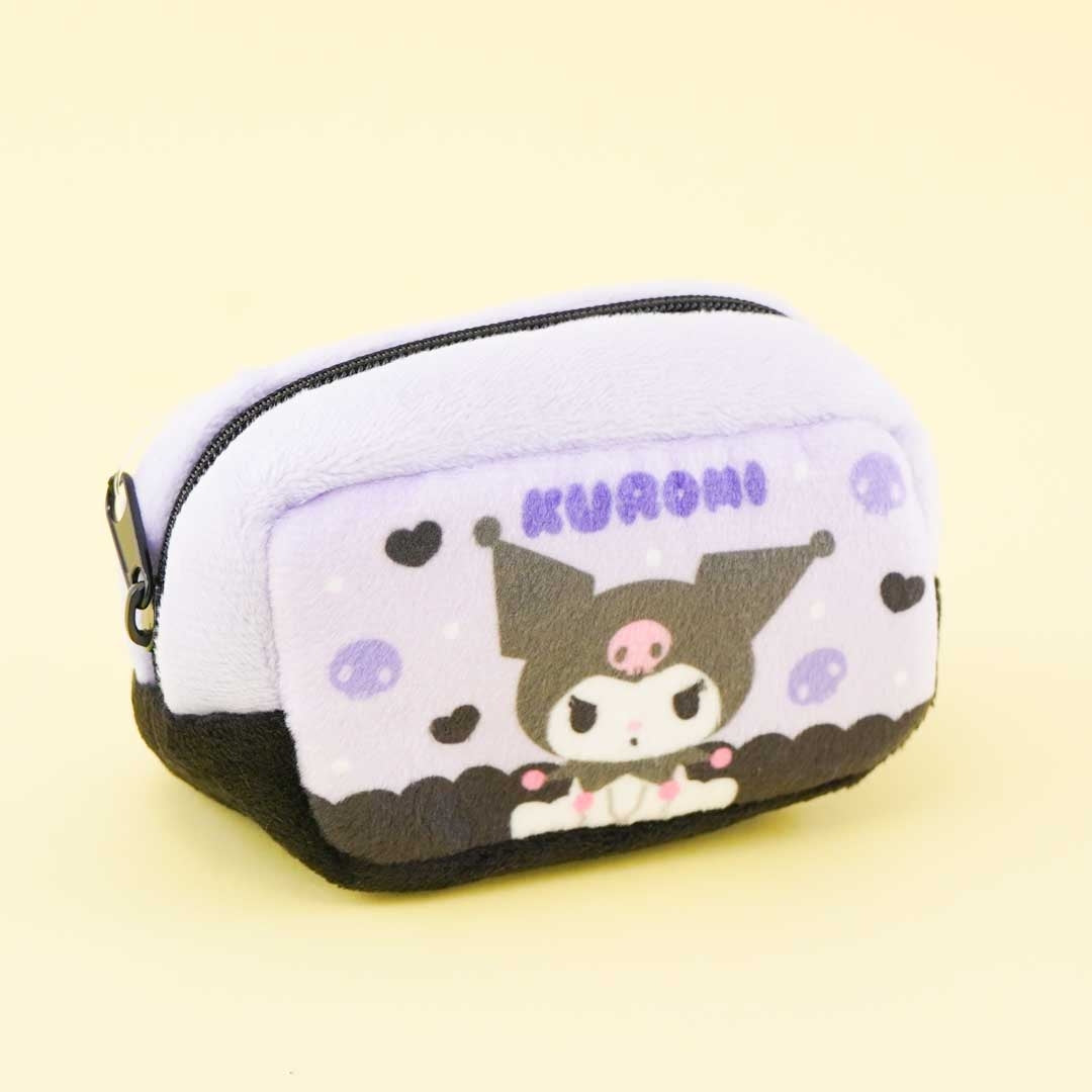 Japan Sanrio Fluffy Pen Case - Kuromi