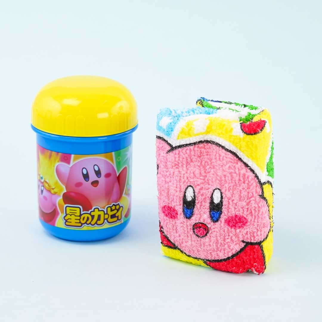 Kirby’s Dream Land Wet Towel With Cylinder Case