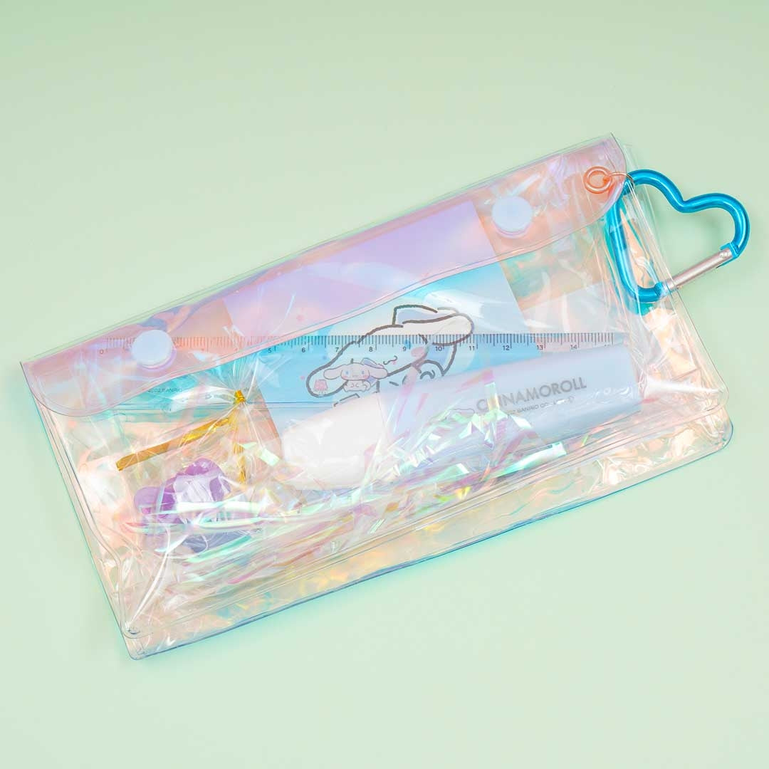 Cinnamoroll School Supplies Set - Pencil Case, Pens, Ruler