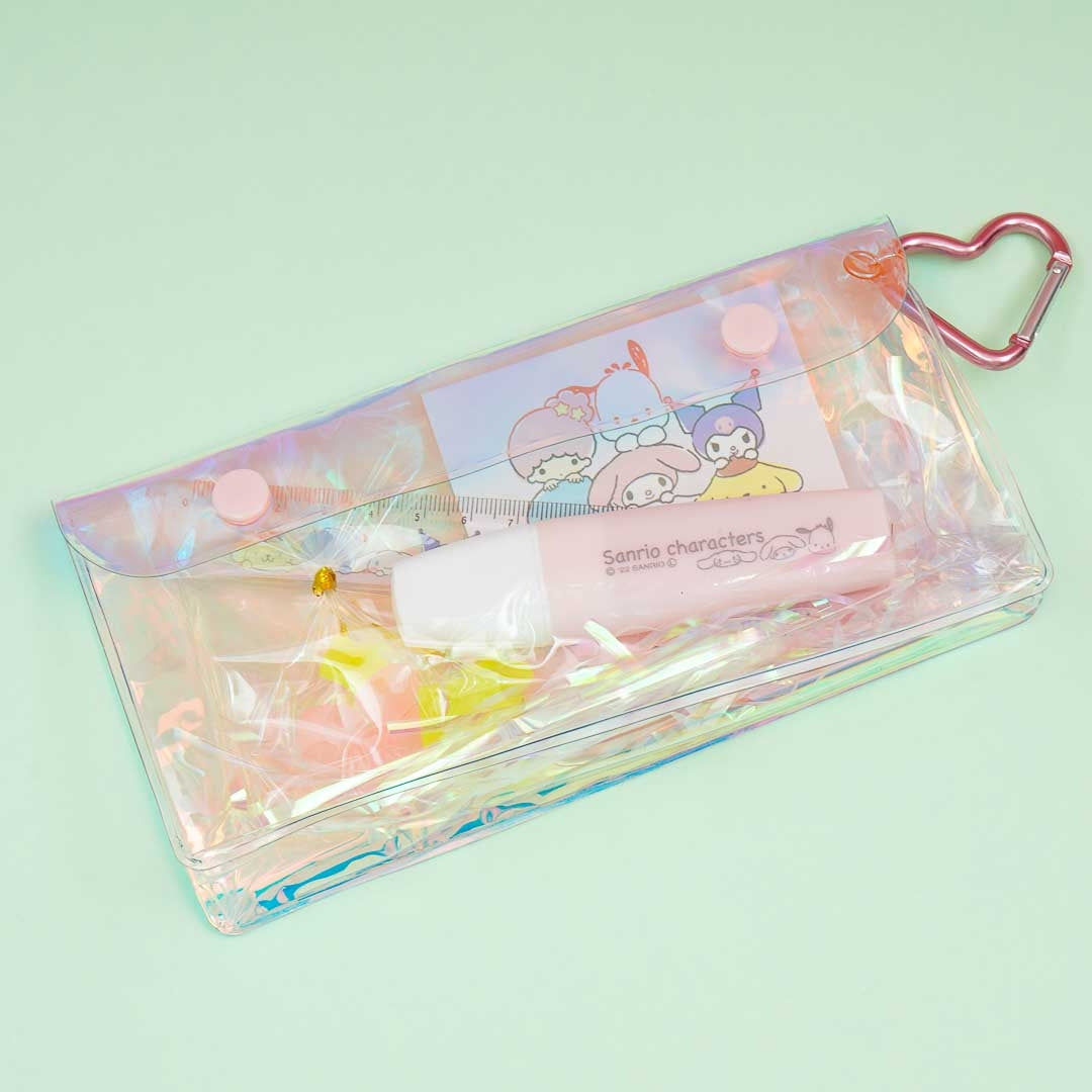 Sanrio Characters Clear Pouch Stationery Set