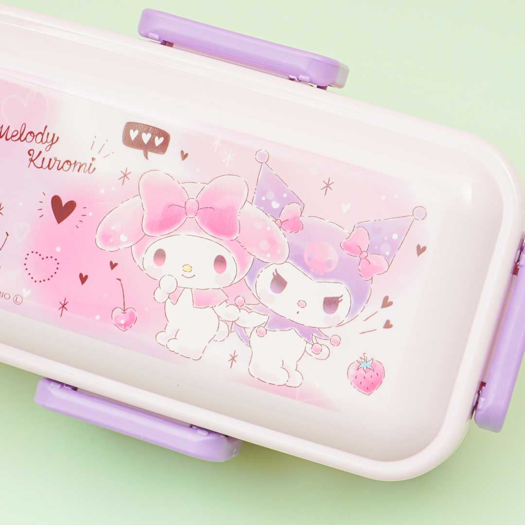 Skater My Melody & Kuromi Lunch Box 530ml As Shown in Figure One Size