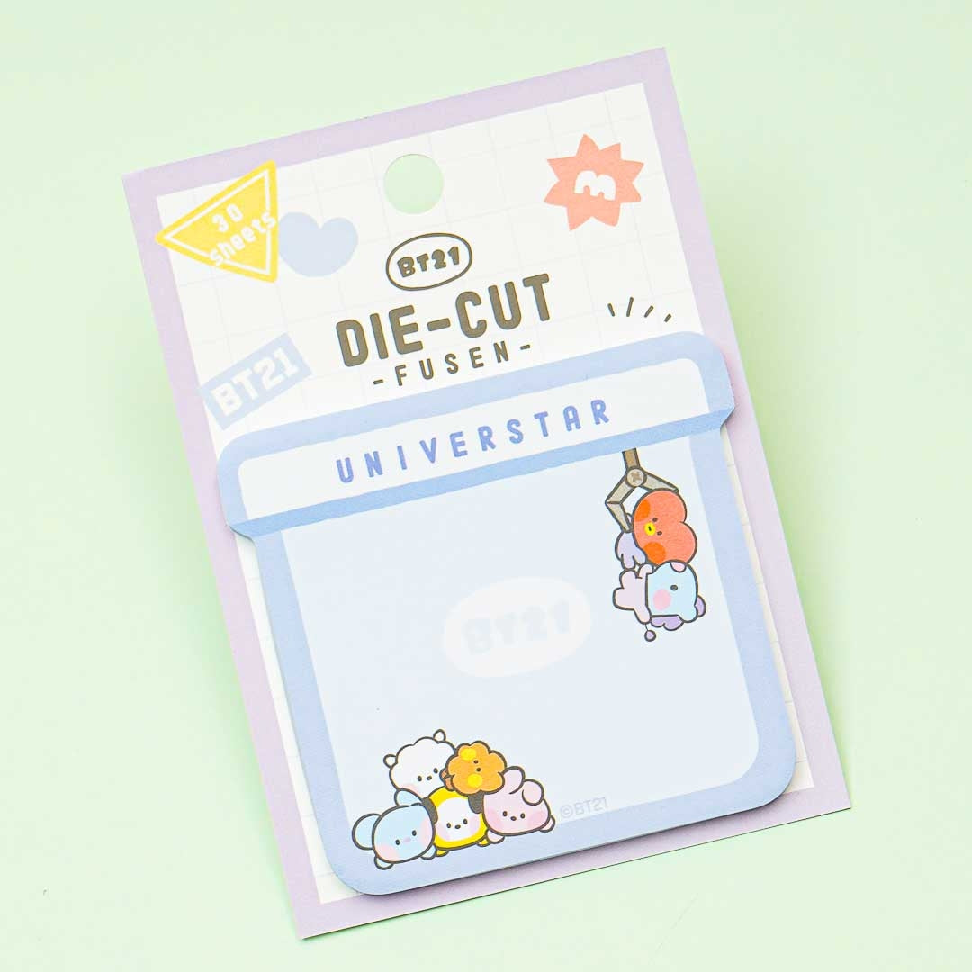 Kamio Japan BT21 Memo Pad (ufo Catcher) As Shown in Figure One Size