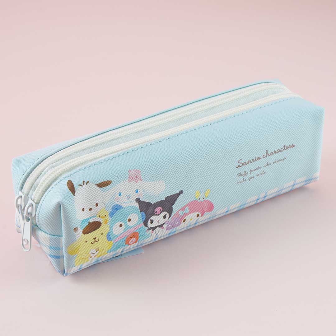 T's Factory Sanrio W Zipper Slim Pen Pouch Sanrio Characters