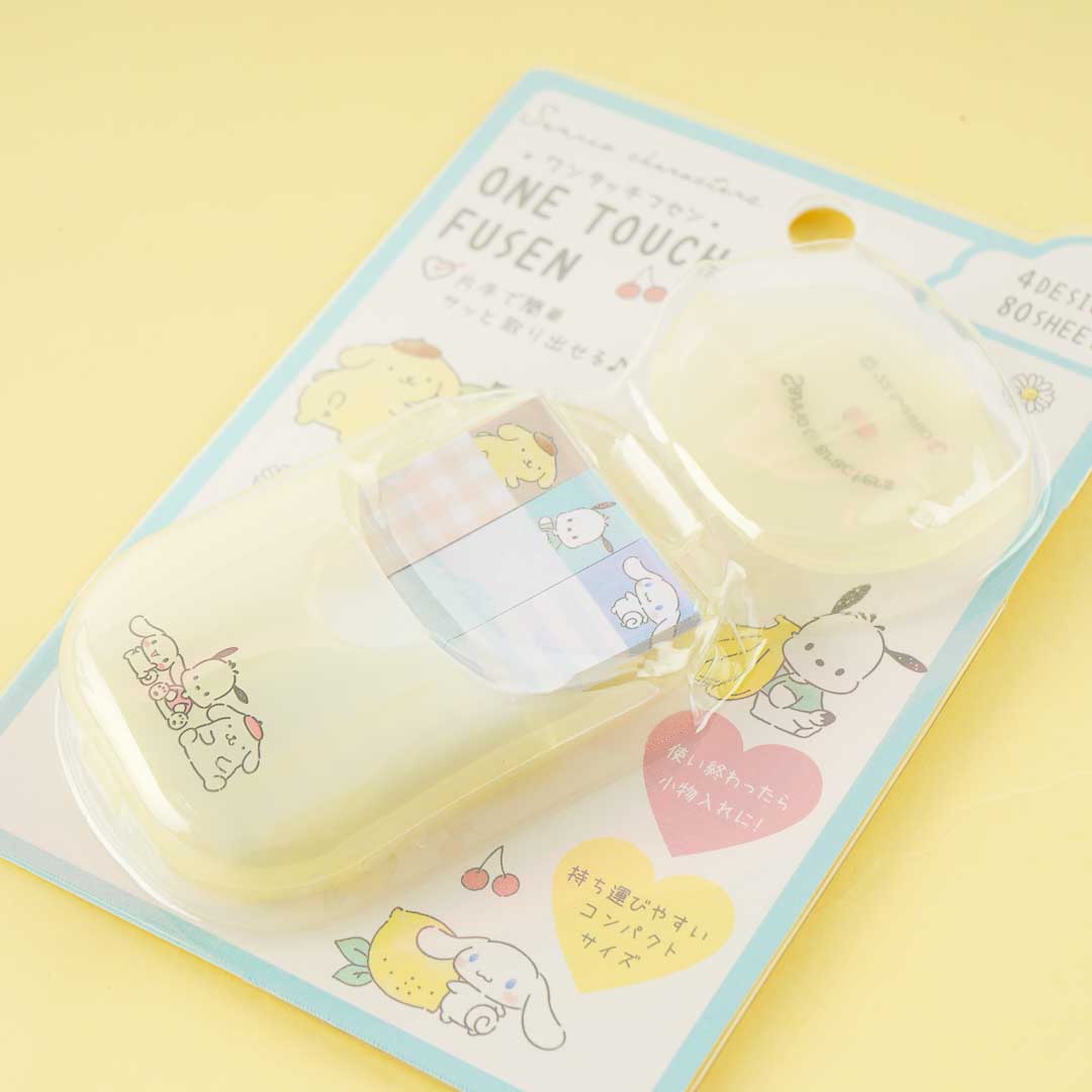 Sanrio Characters One-Touch Fusen Sticky Notes With Case – Blippo
